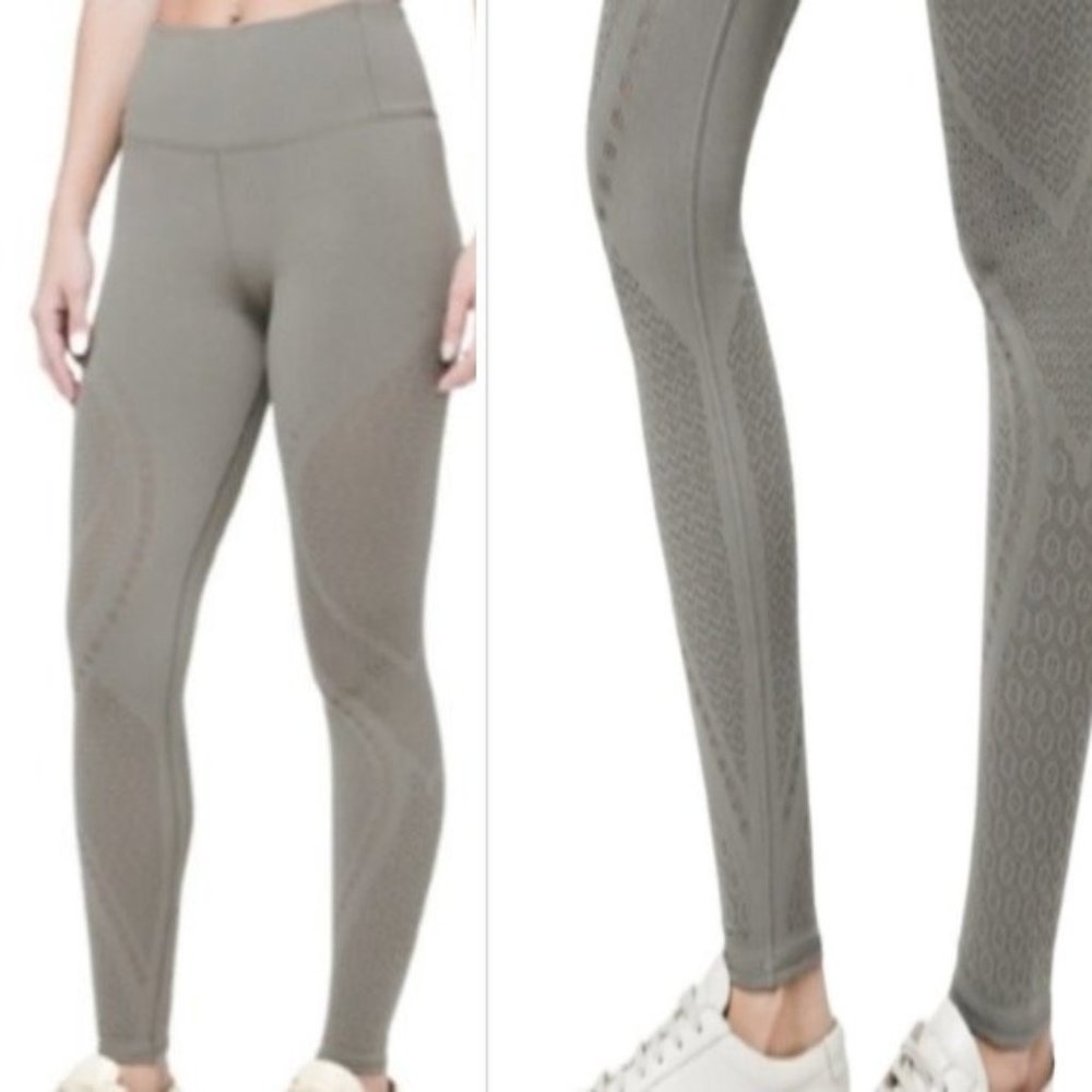 Lululemon REAVEAL TIGHT CARBON DUST LEGGING - Picture 1 of 16